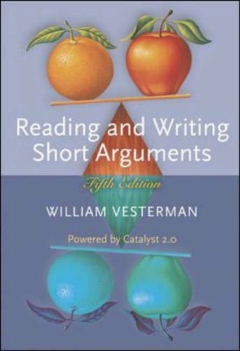Reading and Writing Short Arguments (Powered by Catalyst 2.0)