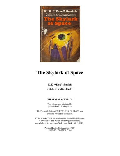 The Skylark of Space