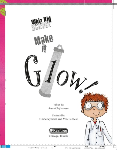 Make It Glow! (Read Me!: Whiz Kid Science)
