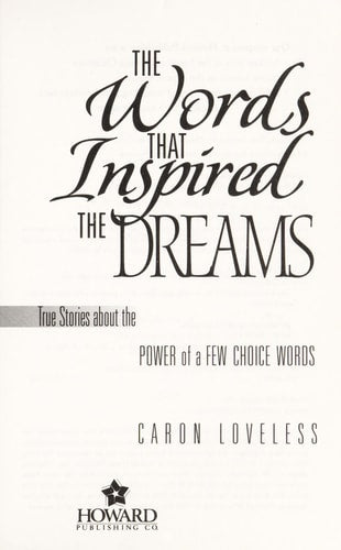 The Words that Inspired the Dreams