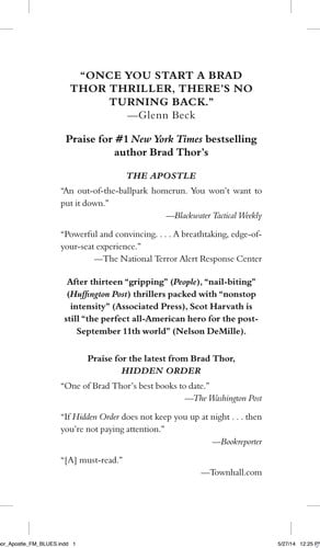 The Apostle: A Thriller (8) (The Scot Harvath Series)