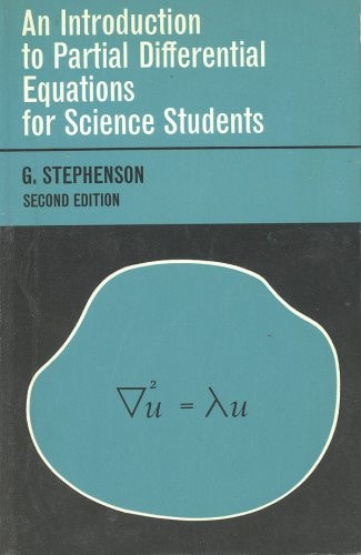 Introduction to Partial Differential Equations for Science Students