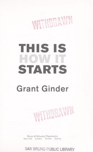 This Is How It Starts: A Novel