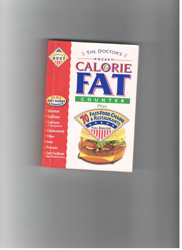 The Doctor's Pocket Calorie & Fat Counter