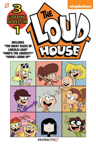 The Loud House 3-in-1 #4 The Many Faces of Lincoln Loud, Who's the Loudest? and The Case of the Stolen Drawers