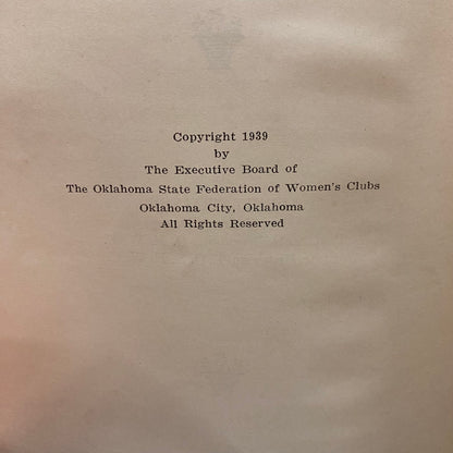 History of Oklahoma State Federation of Women's Club - Luretta Rainey - 1939
