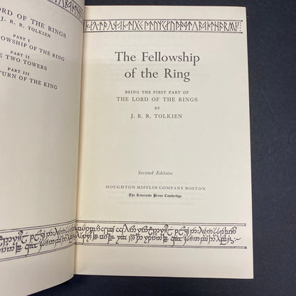 The Lord of the Rings - J.R.R Tolkien - 4th and 5th Printing -1965