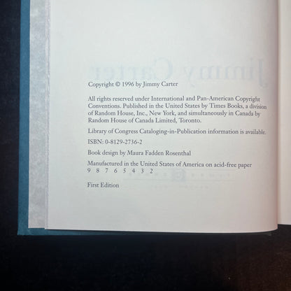 Living Faith - Jimmy Carter - Signed - 1996