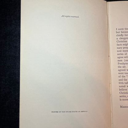 The Case For Christianity - C.S. Lewis - First American Edition - 1944