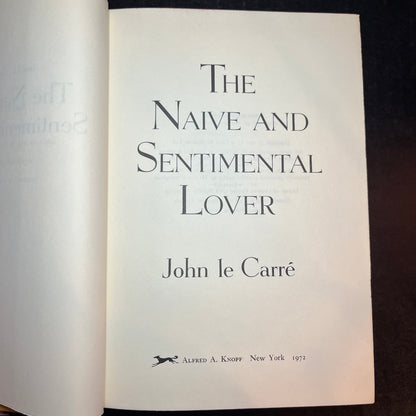 The Naive and Sentimental Lover - John Le Carre - First American - 1971