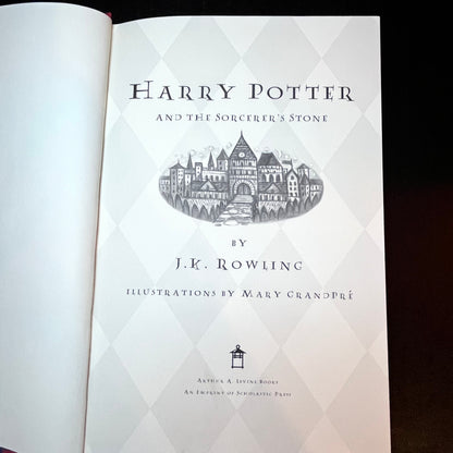 Harry Potter and the Sorcerer's Stone - J.K. Rowling - 4th Print - 1998