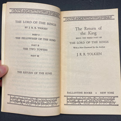 The Lord of the Rings Trilogy - J. R. R. Tolkien - Box Set - 1973
