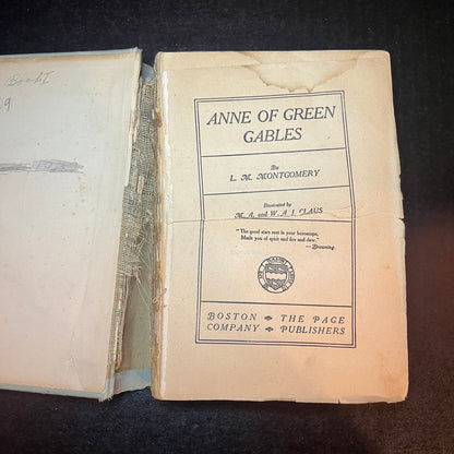 Anne of Green Gables - L.M. Montgomery - 55th Impression - 1923