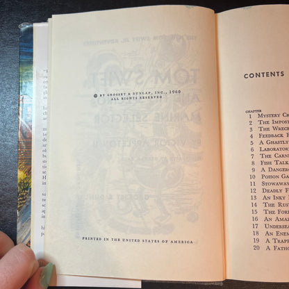 Tom Swift and His Spectromarine Selector - Victor Appleton II - 1st Edition - 1960