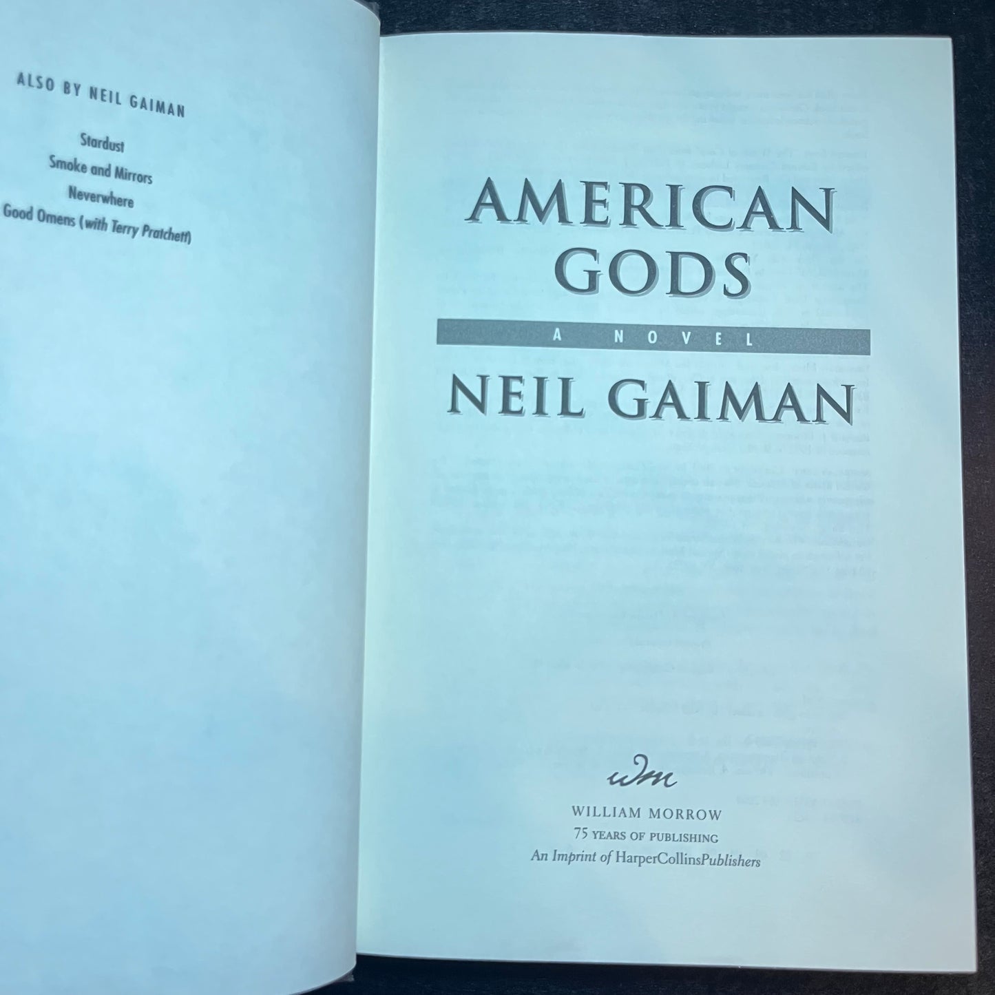 American Gods - Neil Gaiman - First Edition - 2001