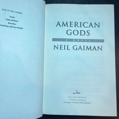 American Gods - Neil Gaiman - First Edition - 2001