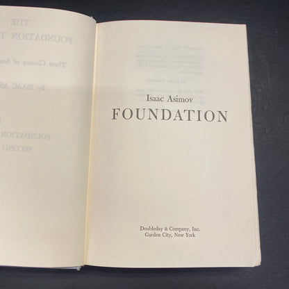 The Foundation Trilogy - Isaac Asimov - Book Club Edition - Early Edition - 1951
