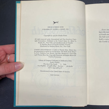 The Dog of the South - Charles Portis - 1st Edition - 1979