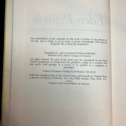 Eden Prairie - Fredrick Manfred - Signed - 1968