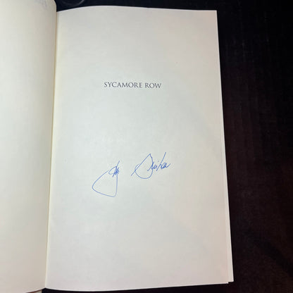 Sycamore Row - John Grisham - Signed - 2013