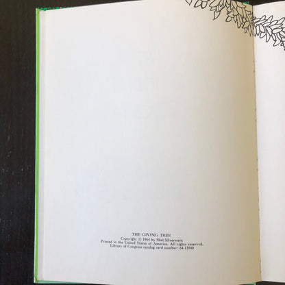 The Giving Tree - Shel Silverstein - First Edition - 1964