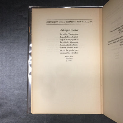 The President's Daughter - Nan Britton - First Political Exposé Book - Scarce - First Edition - Spine Damage - 1927