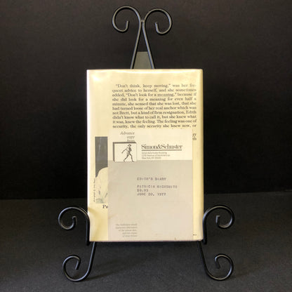 Edith's Diary - Patricia Highsmith - First Edition - 1977