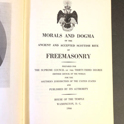 Morals and Dogma - Albert Pike - New and Revised Edition - 1966