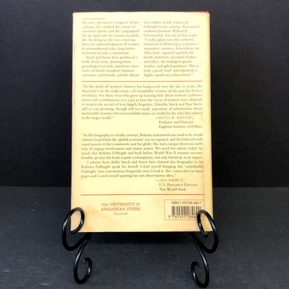 Roberta: A Most Remarkable Fulbright - Dorothy D. Stuck and Nan Snow - Signed - 1997