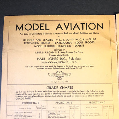 Step-by-Step Course in Model Aviation - Lt. B.P. Pond - 1936