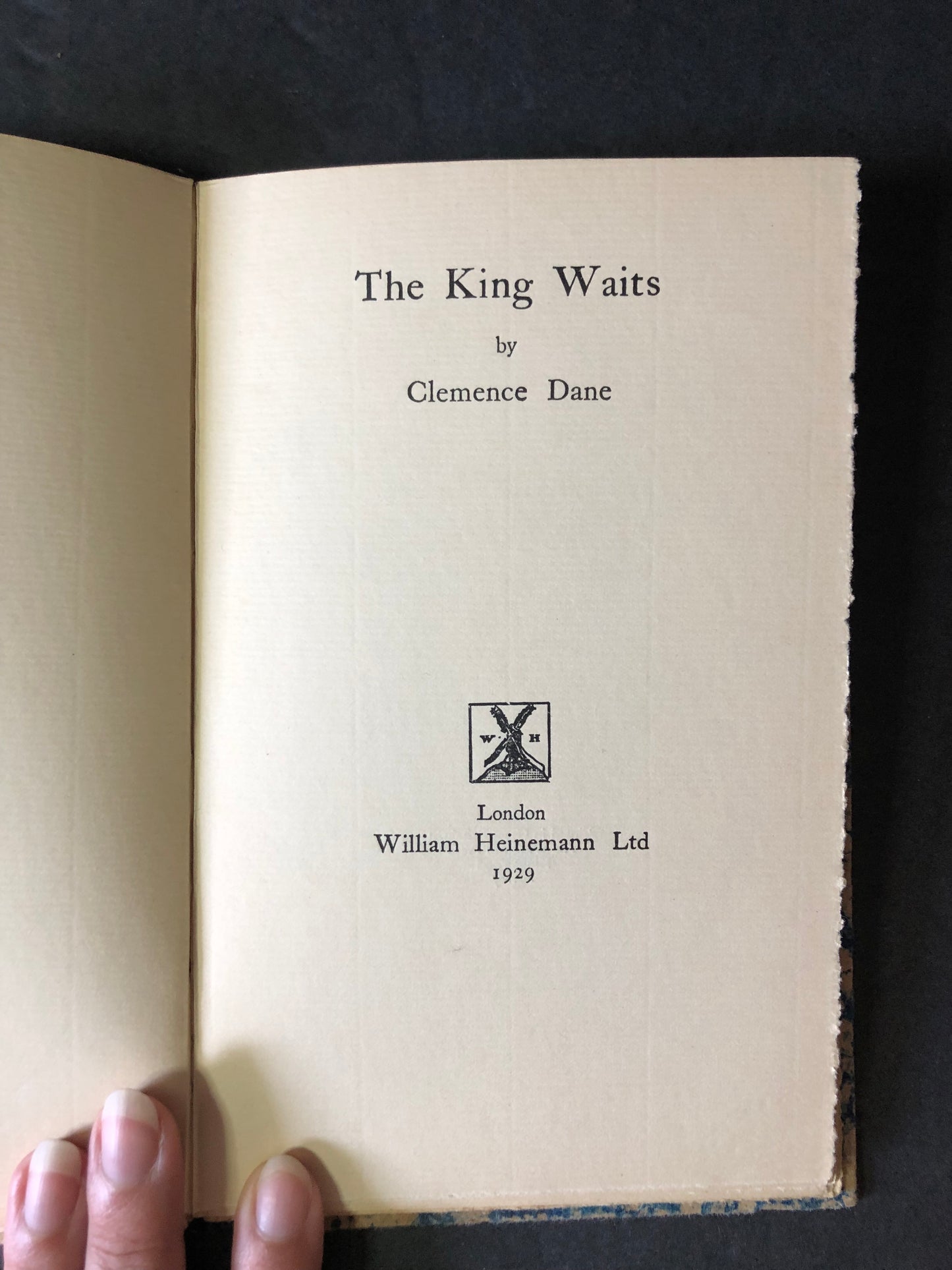 The King Waits - Clemence Dane - Limited Edition - Signed - 1929