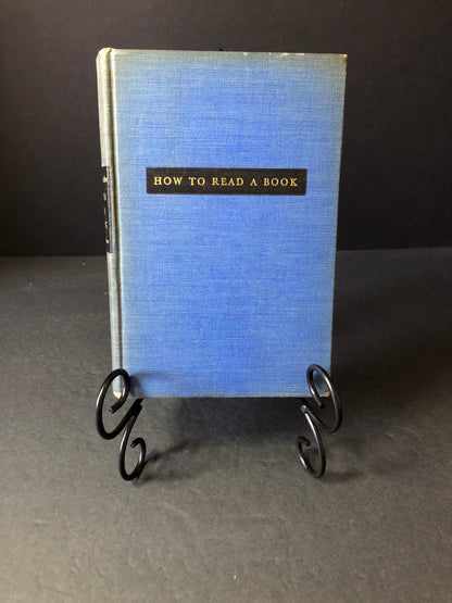 How to Read a Book - Mortimer J. Adler - First Edition - 10th Print - 1940