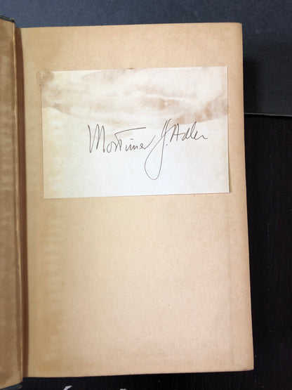 How to Read a Book - Mortimer J. Adler - First Edition - 10th Print - 1940