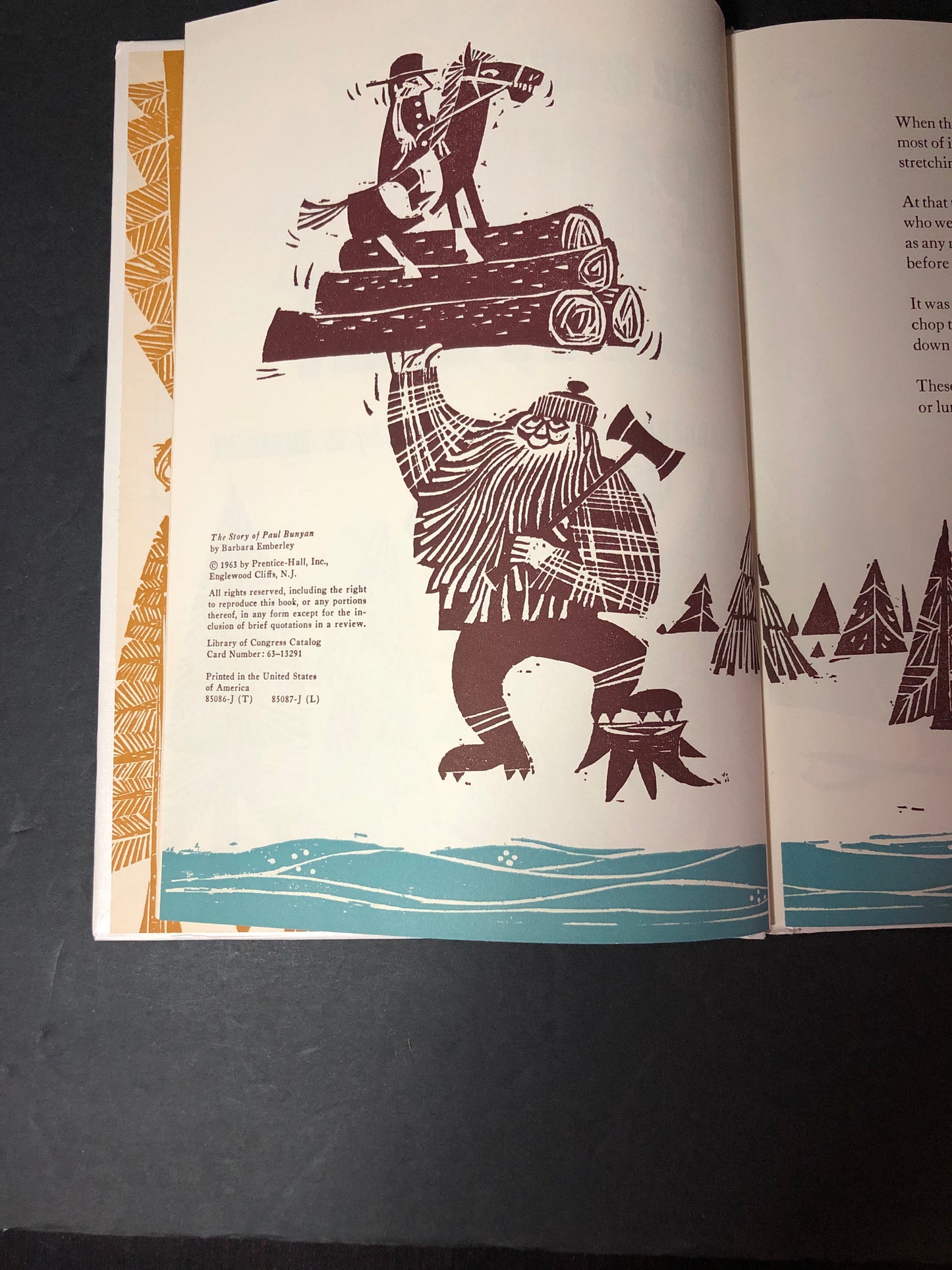 The Story of Paul Bunyan - Barbara Emberley - 1963