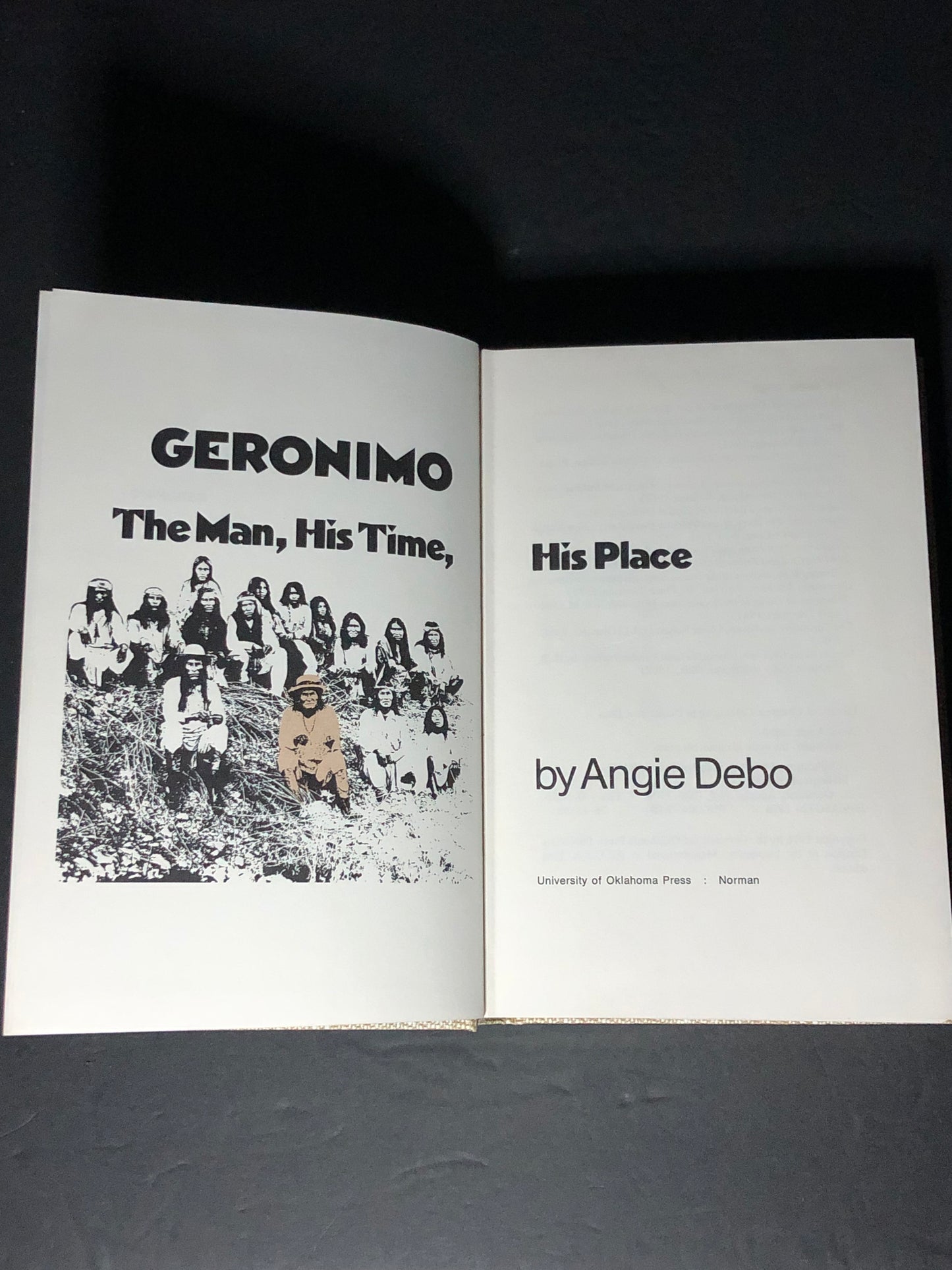 Geronimo - Angie Debo - Signed - Authors Personal Copy - 1976