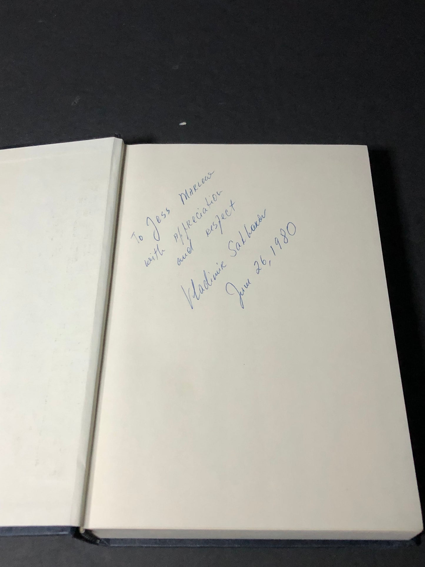 High Treason - Vladimir Sakharov - Signed - 1980
