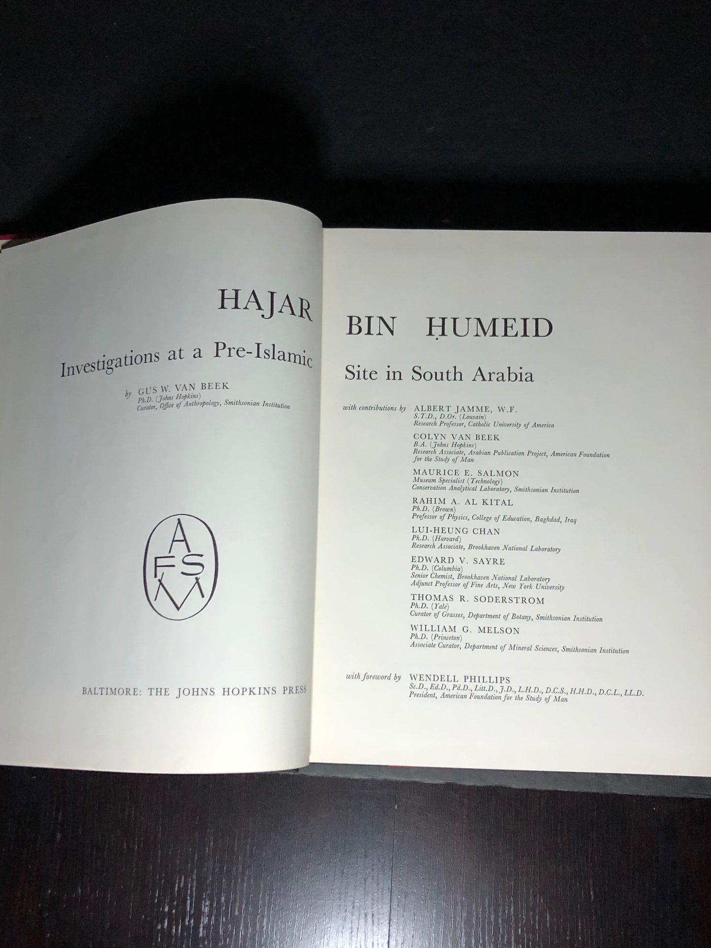 Hajar Bin Humeid - Gus W. Van Beek - 1969
