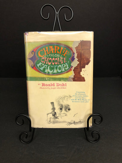 Charlie and The Chocolate Factory - Roald Dahl - First Edition - 2nd State - 5 Line Colophon on Last Page - No ISBN on Dust Jacket - Oompa Loompas on Pg. 73 - 3.95 Price on Dust Jacket - 1964