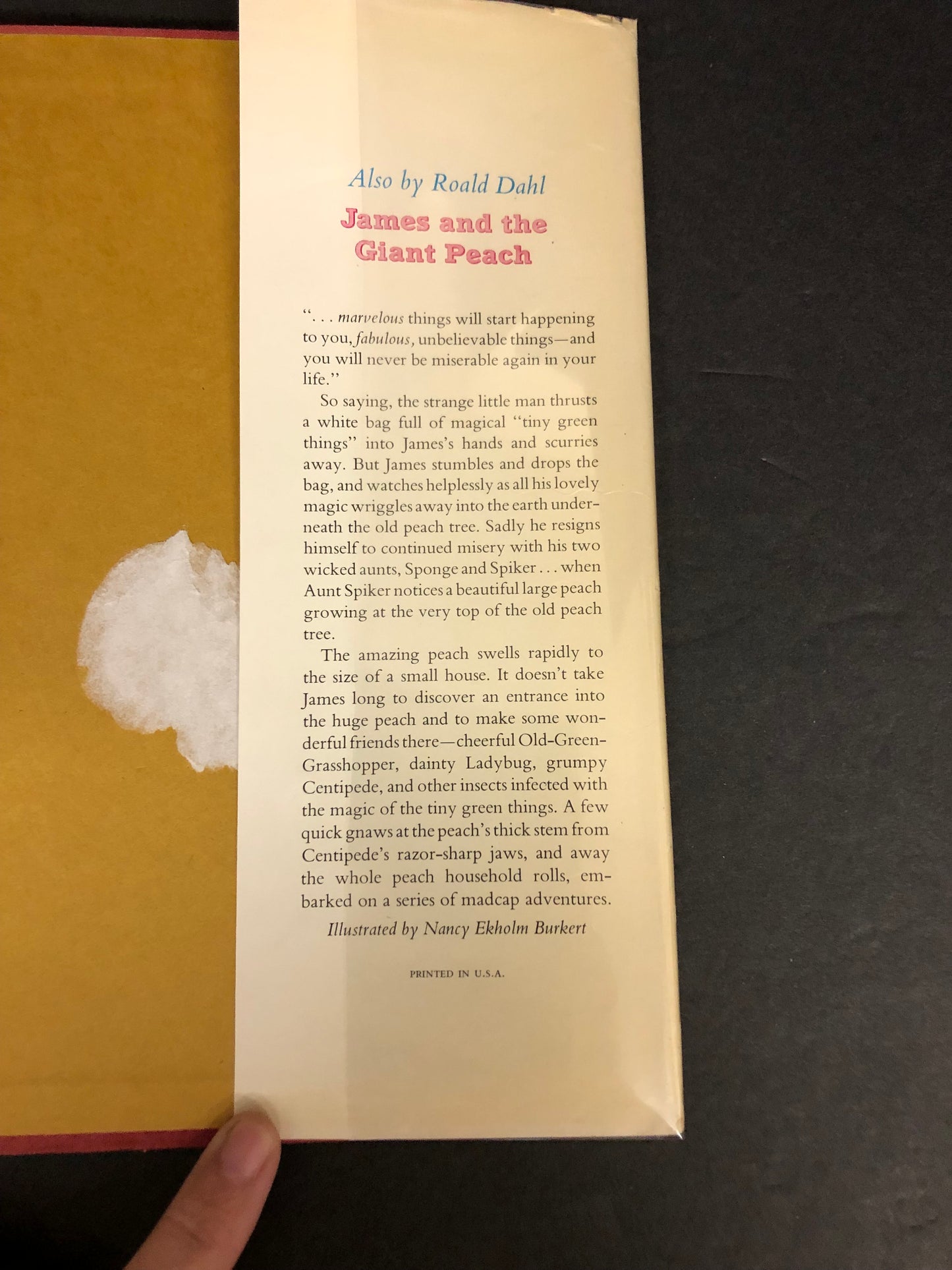 Charlie and The Chocolate Factory - Roald Dahl - First Edition - 2nd State - 5 Line Colophon on Last Page - No ISBN on Dust Jacket - Oompa Loompas on Pg. 73 - 3.95 Price on Dust Jacket - 1964