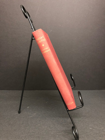 Indian Justice - John Howard Payne and Grant Foreman - First Edition - 1934