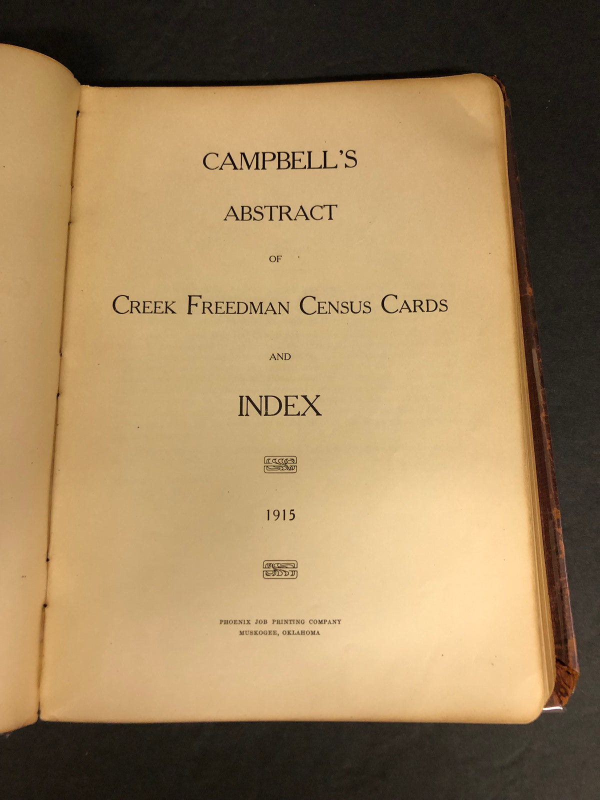 Campbell's Abstract and Index - J.P. Campbell - 1915