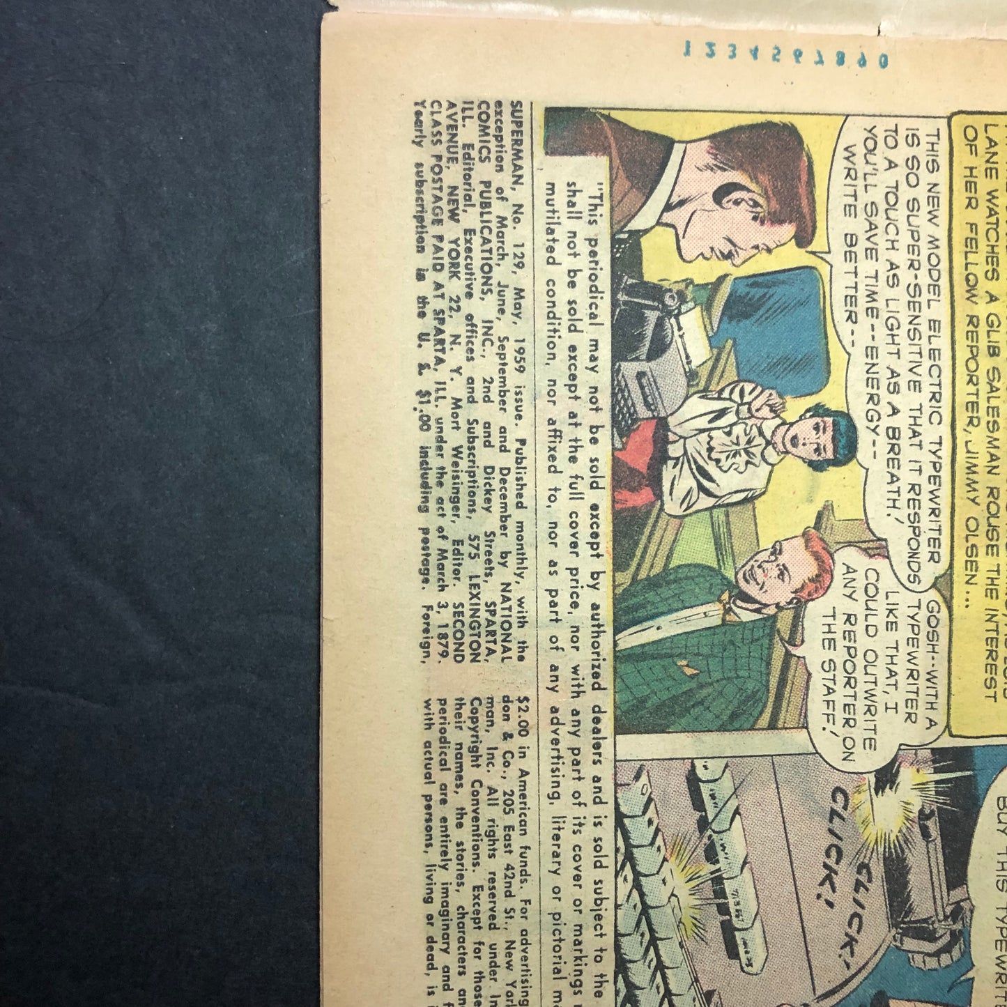 Superman #129 - Bill Finger/Wayne Boring - 1st Appearance of Lori Lemaris - 1959
