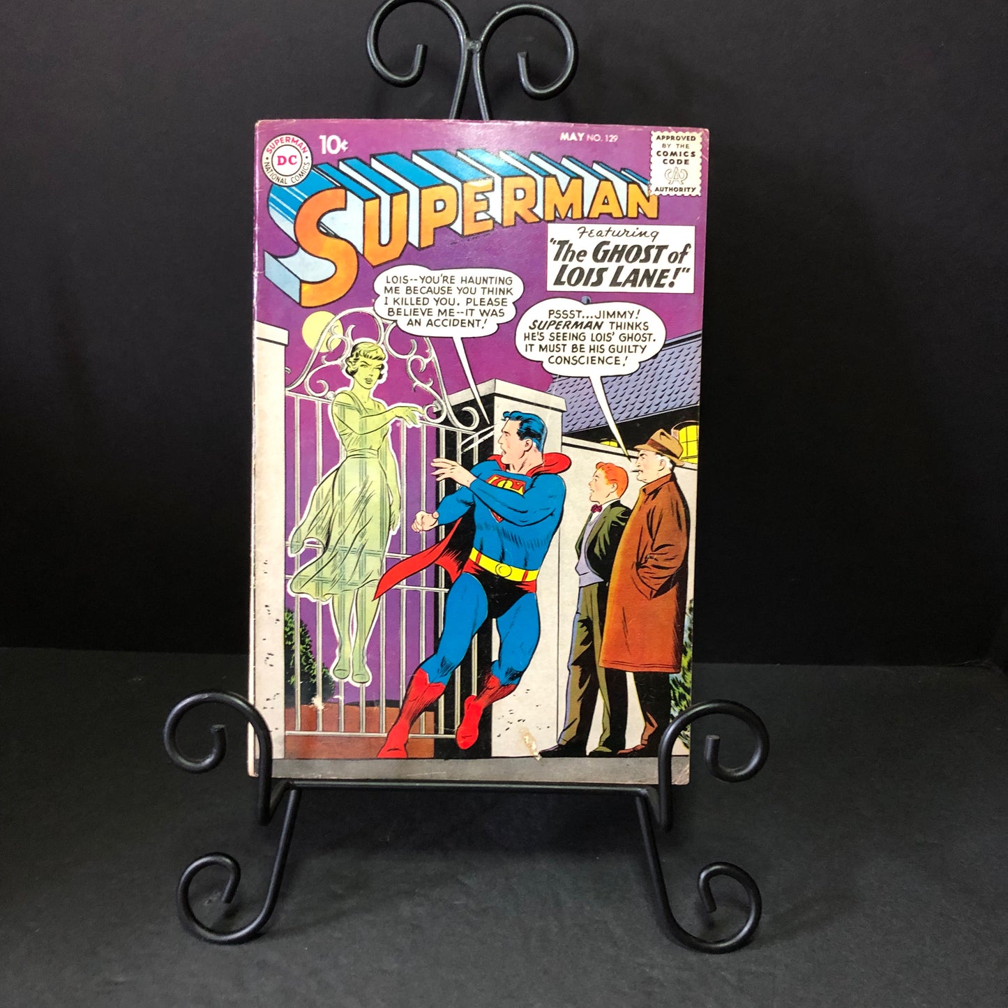 Superman #129 - Bill Finger/Wayne Boring - 1st Appearance of Lori Lemaris - 1959