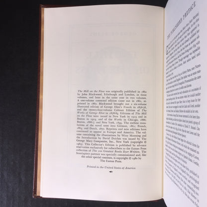 The Mill on the Floss - George Eliot - Easton Press - 1980