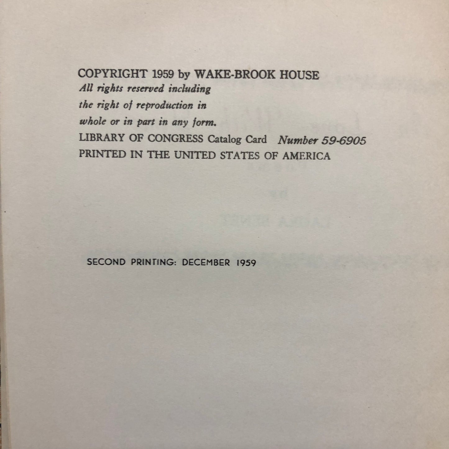In Love with Time - Laura Benét - 2nd Print - Signed - 1959
