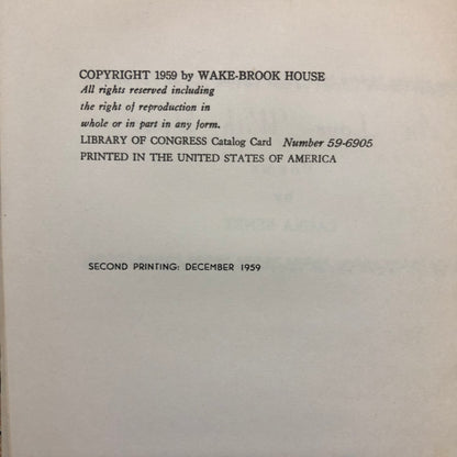 In Love with Time - Laura Benét - 2nd Print - Signed - 1959