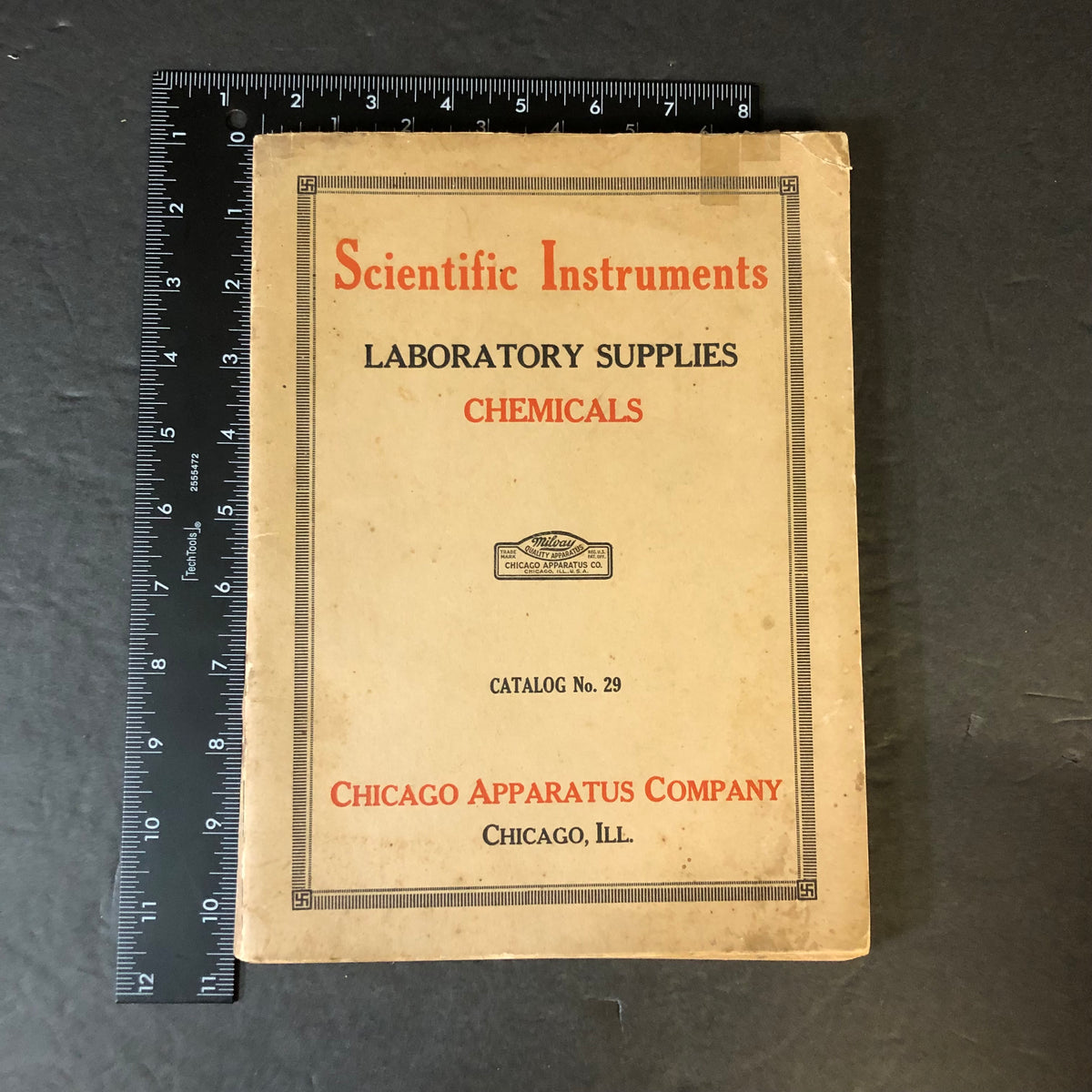 Scientific Instruments Catalogue - Chicago Apparatus Co. - 1922