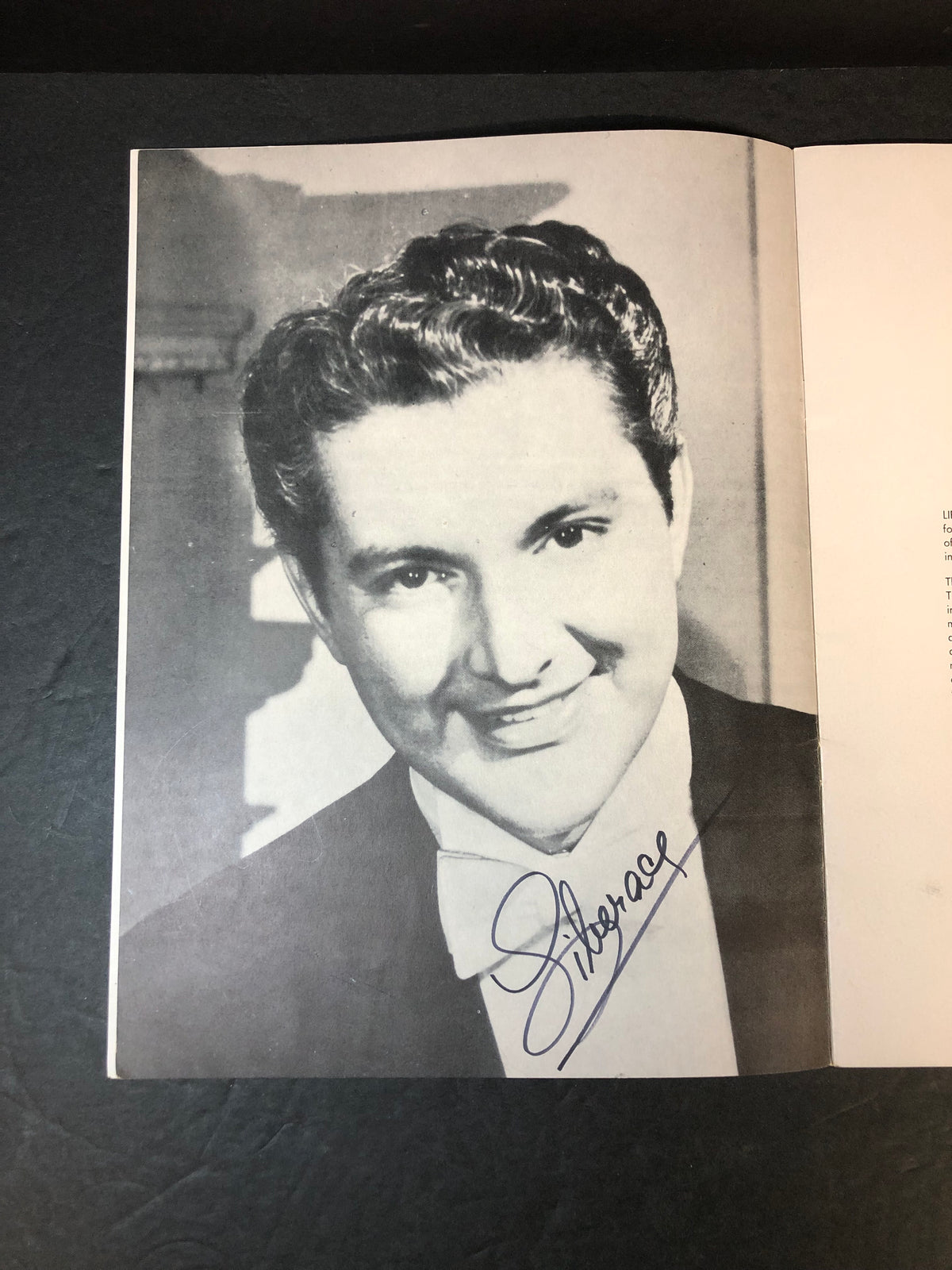 Liberace - Liberace - Signed 2x - Signed Cisco Kid Print - Circa 1940's