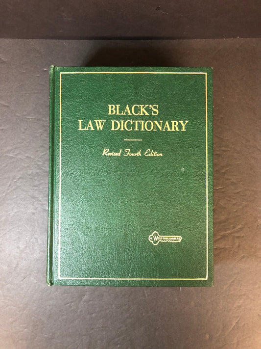 Black's Law Dictionary - Henry Campbell Black - 1968