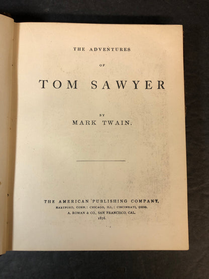 Tom Sawyer - Mark Twain - First Edition - Very Scarce - 1876